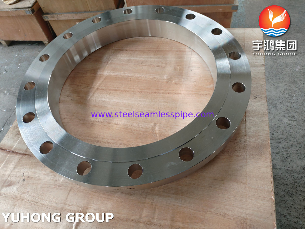 Traitement de l'eau, ASTM A182 F904L, N08904 Slip on flange en acier inoxydable, face soulevée, B16.5