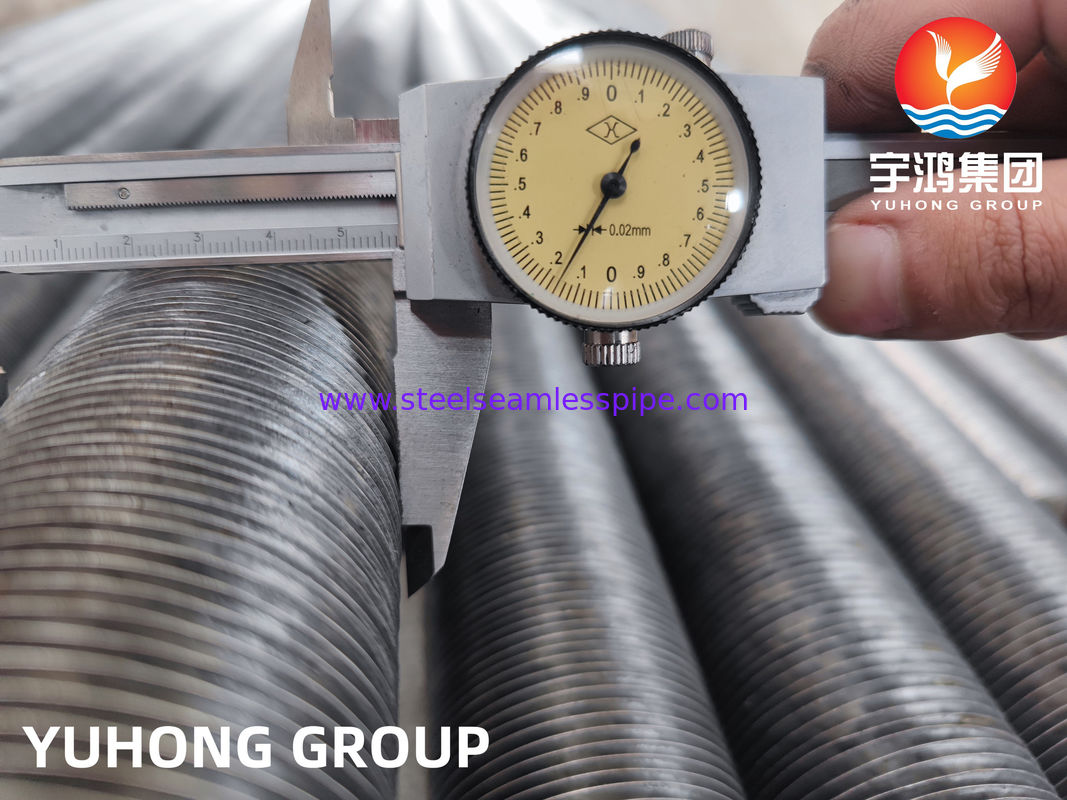 Tube à ailettes personnalisé avec matériau d'ailettes en aluminium et plusieurs types d'ailettes pour les applications d'échangeurs de chaleur et de condenseurs