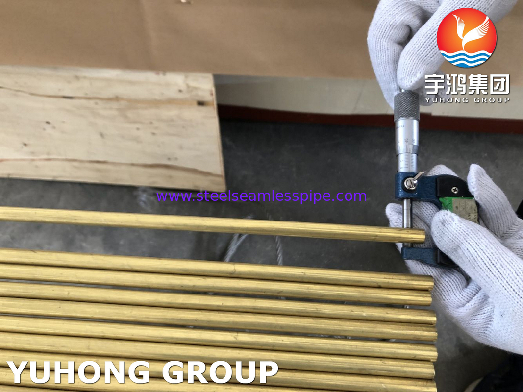 Pipe sans couture CuNi 90/10 alliage de cuivre nickel O61 Finition en argent pour les applications maritimes et industrielles