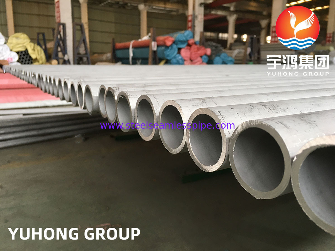 ASTM A312 ASME SA312 Pipe sans soudure en acier inoxydable Application dans l'industrie chimique ABS BV DNV GL LR CCS KR