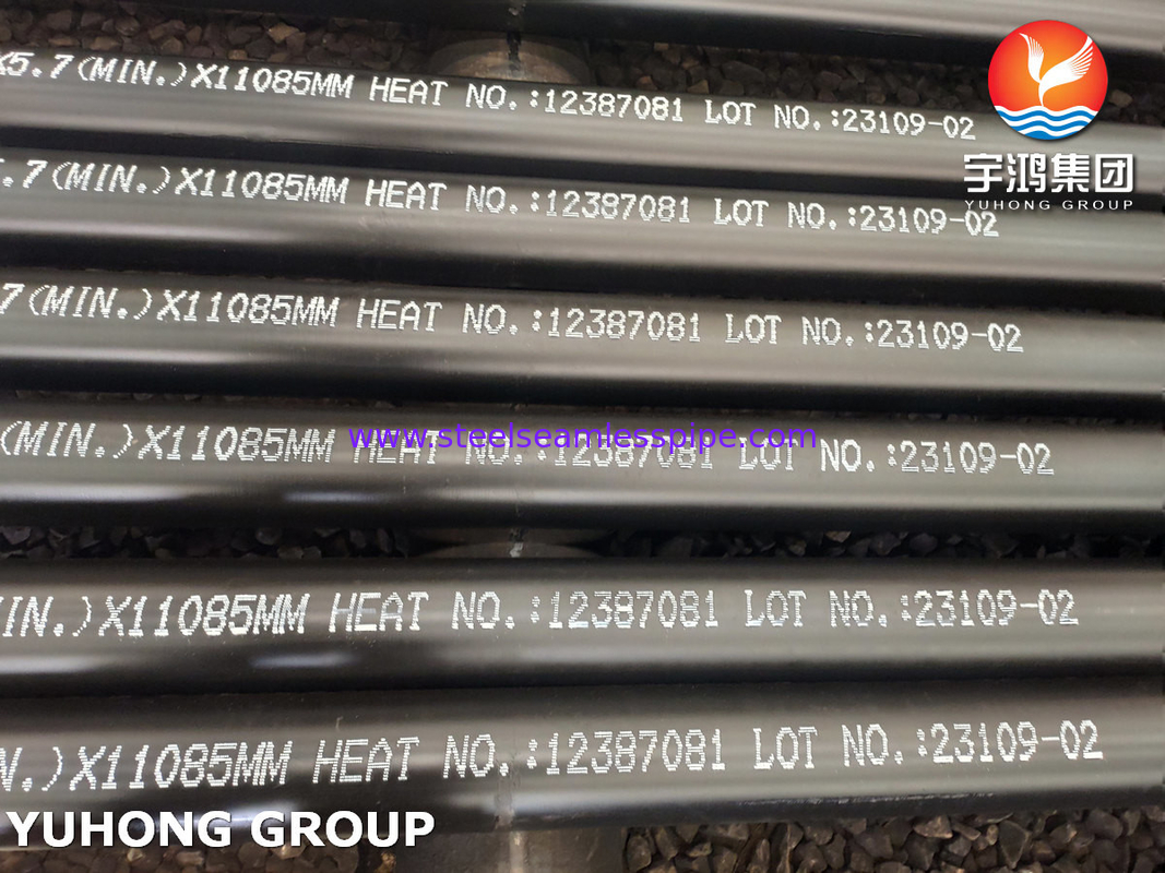 ASME SA213 T9 T11 T22 T91 Tubes sans soudure en acier allié pour tubes de four à chauffage