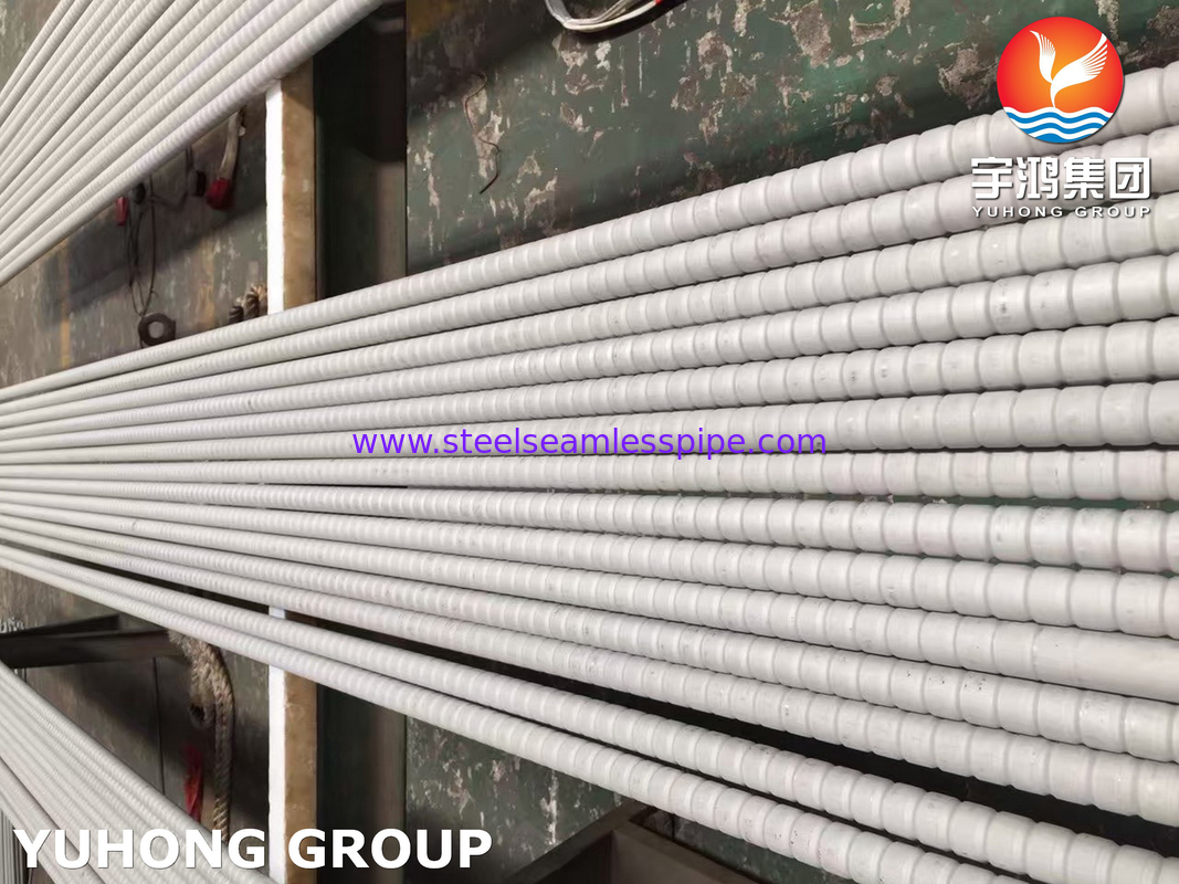 GOST9941 12X18H10T TP321 Tubes à nageoires ondulées en acier inoxydable pour refroidisseur d'air