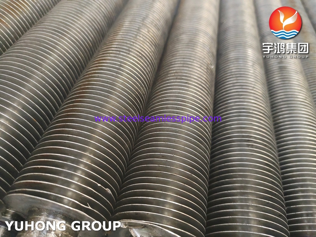 Tubes à aileron en spirale intégrés de type G ASME SA179 Tubes d'échangeur de chaleur sans soudure