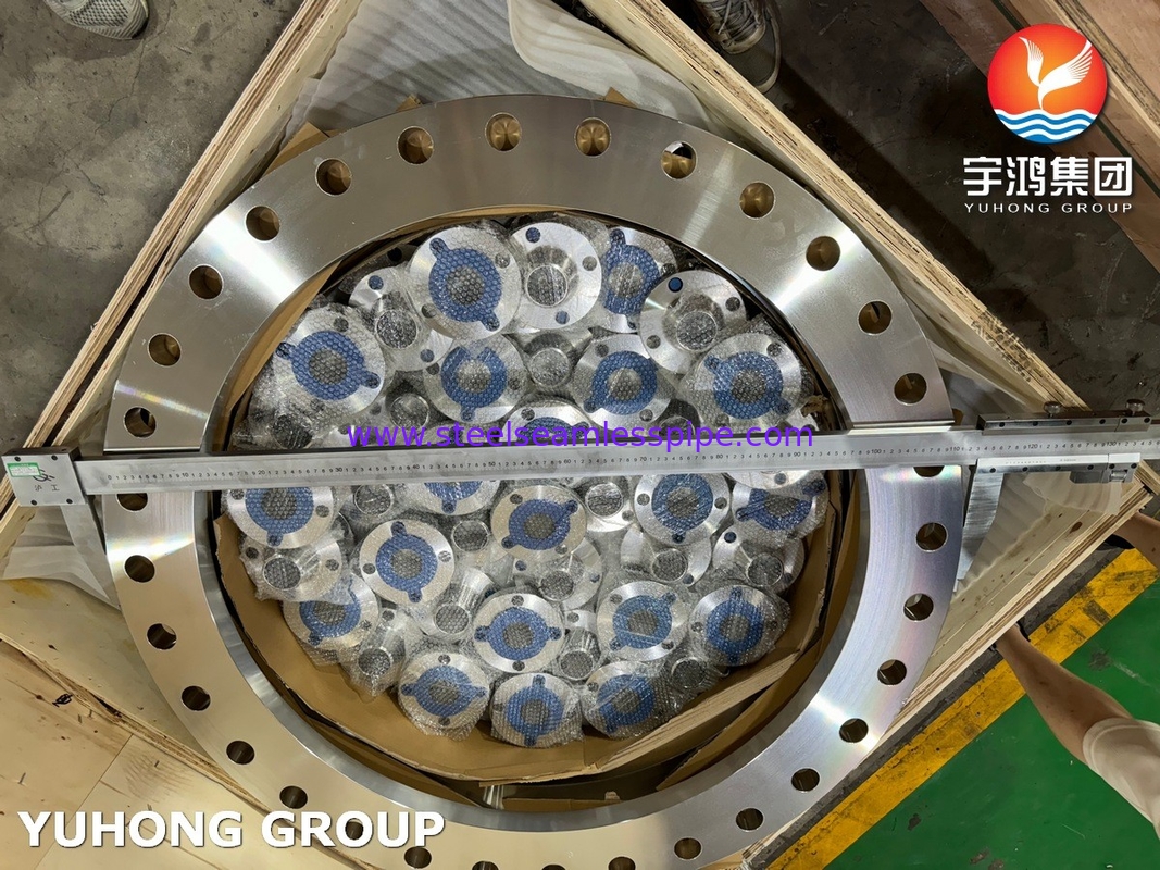 ASTM A240 F904L AWWA C207 Tableau 2 Flange à anneau en acier de classe D pour système d'eau