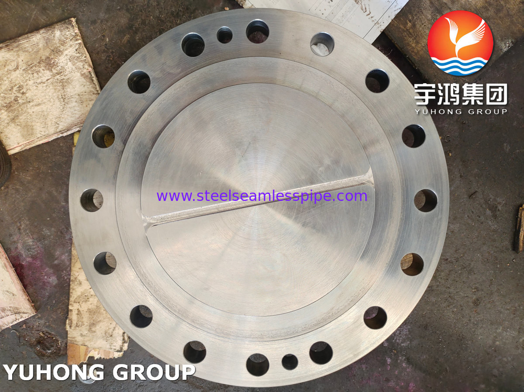 ASTM SA266 Gr2N Flange de couverture de canal et flange latérale de coque utilisée dans un échangeur de chaleur