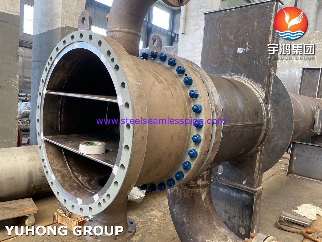 Échangeur de chaleur à tête flottante, tube sans soudure en acier au carbone ASTM A179 et feuille de tube ASTM A266 Gr.2N