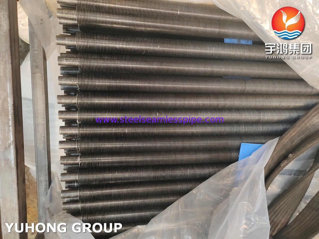 ASTM A179 Tubes sans couture en acier au carbone Tubes à nageoires en aluminium de type G pour le système HRSG