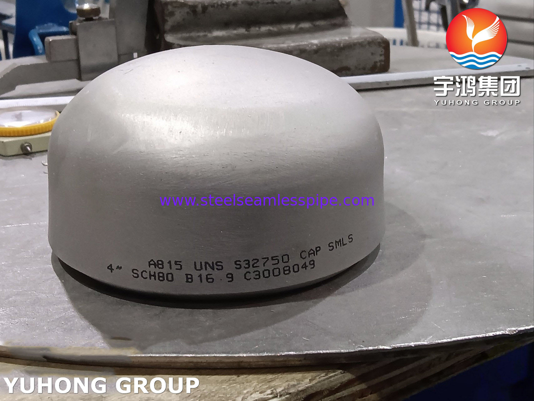 L'équipement de tuyauterie ASTM A815 SAF2507 / UNS S32750 en acier super duplex à capuche B16.9 BW
