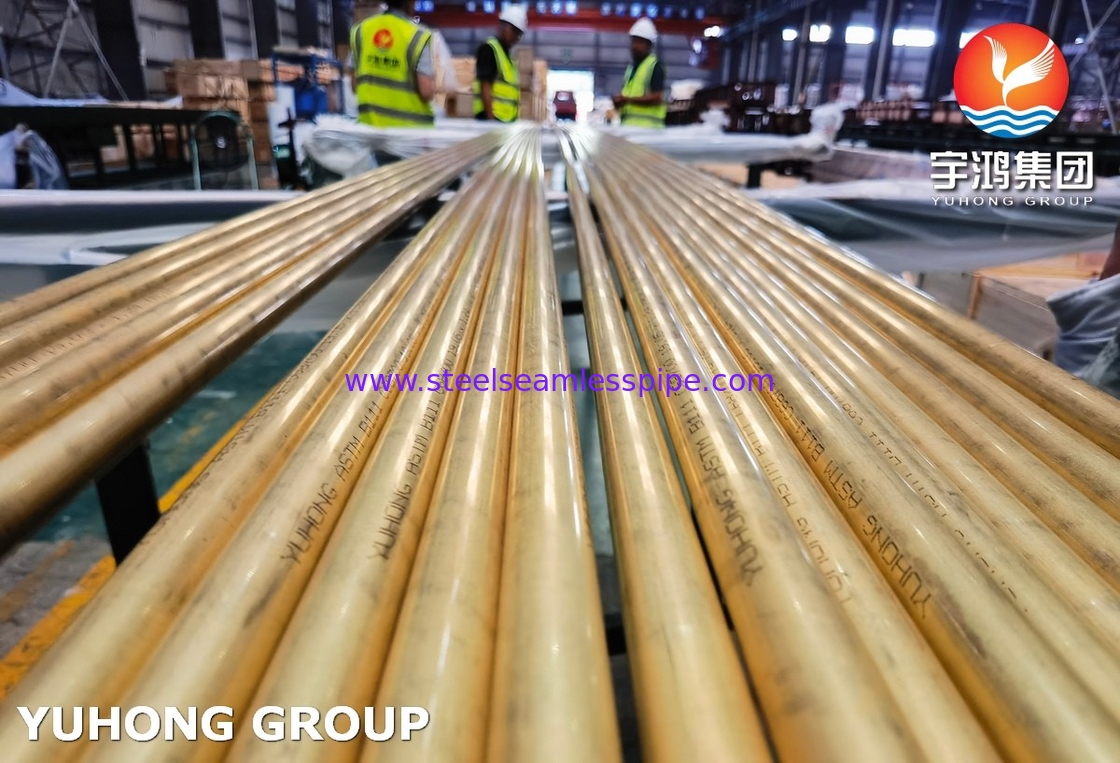C68700 Tubes sans soudure en alliage de cuivre ASTM B111 pour échangeurs de chaleur homologuées par la SGS
