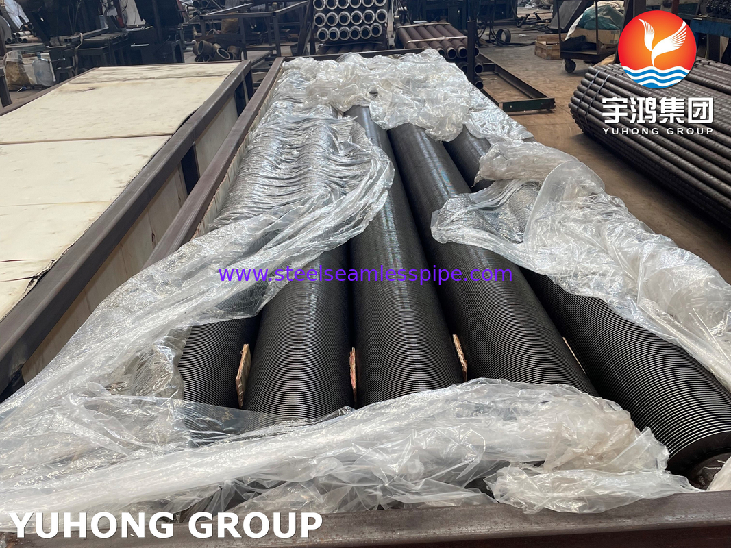 ASME SA106 GRADE B Tubes à aileron sans soudure en acier au carbone de type HFW pour appareil de chauffage à combustion