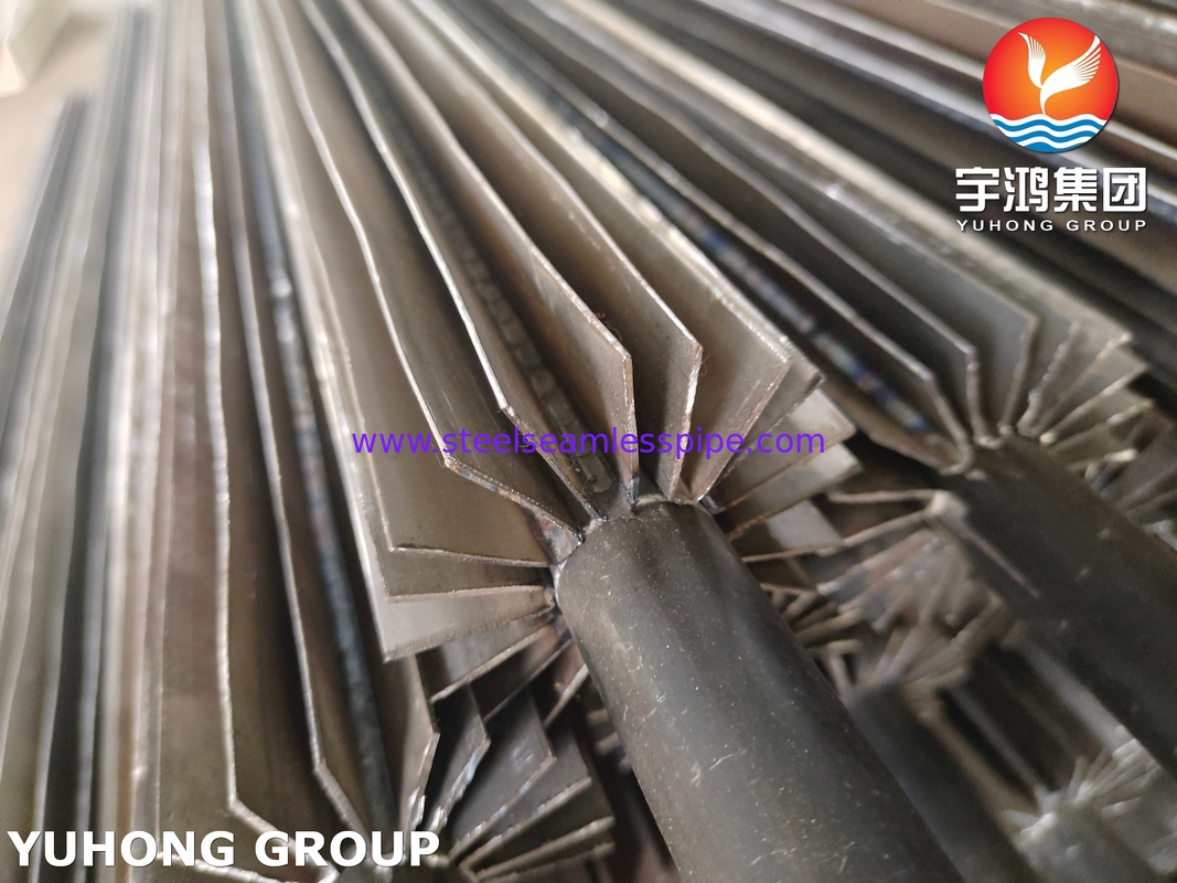 Type longitudinal de tube à aileron ASTM A249 U-Bend pour l'industrie pétrochimique