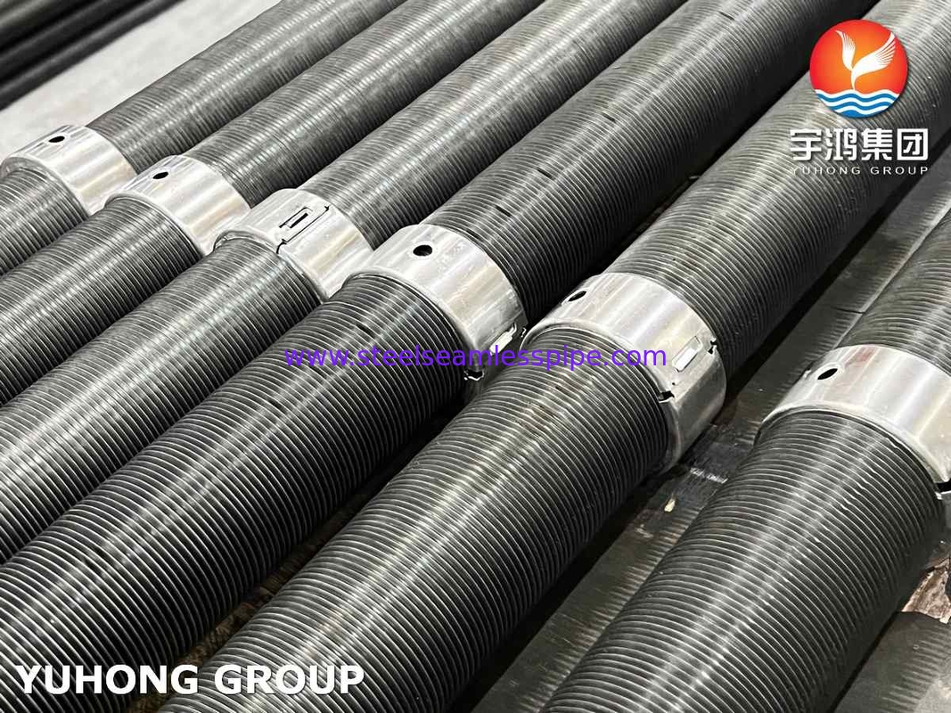 ASTM A179 Tubes à aileron en acier au carbone en aluminium de type G pour tour de refroidissement à sec
