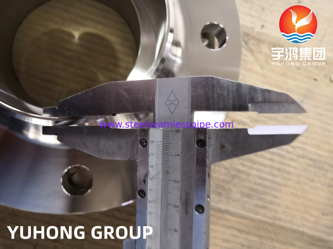EN 1092-1 TYPE11 1.4404 Vue soudeuse surélevé Neck Flange Superior résistance haute durabilité