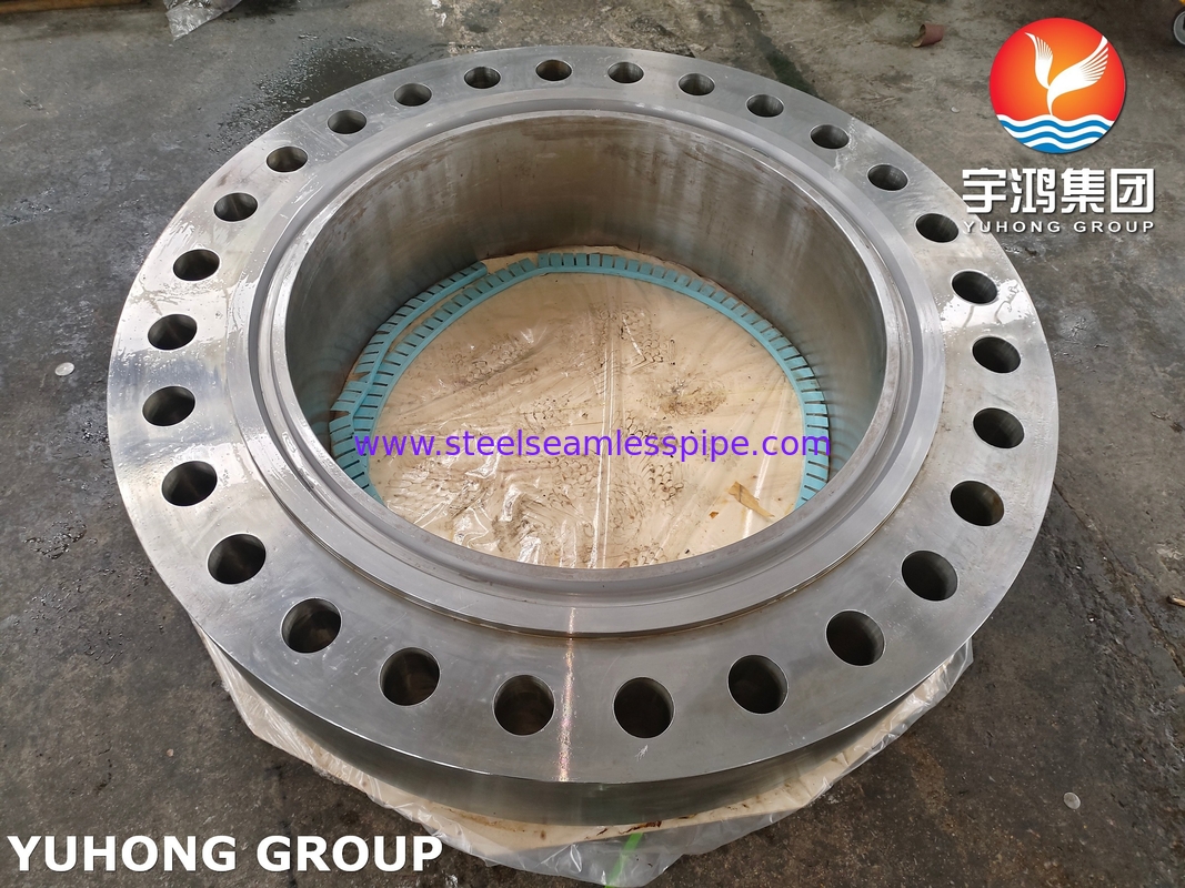 ASME SA266 Gr.2N Forges en acier au carbone Flange de carrosserie en acier pour récipient sous pression