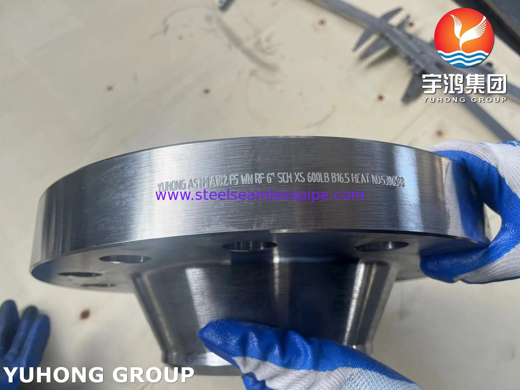 ASTM A182 F5 Cou de soudage par orifice RF Flange B16.5 pour une excellente haute température