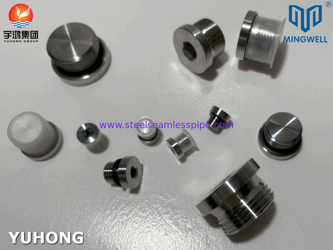 Plugs de raccordement en acier inoxydable hydraulique forgé 316L, mâle et femelle, selon la norme JIS B8363