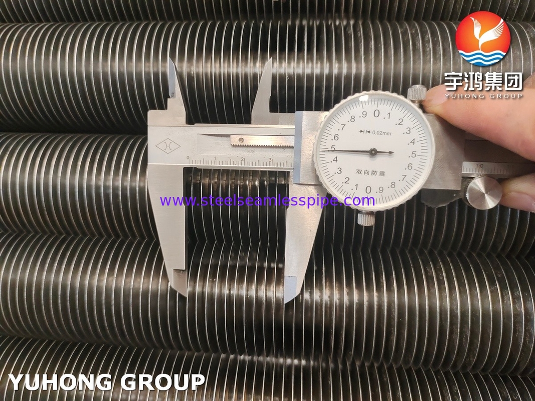 ASME SA179 Aluminium 1060 tube à aileron intégré aileron de type G pour condensateur, système de refroidissement