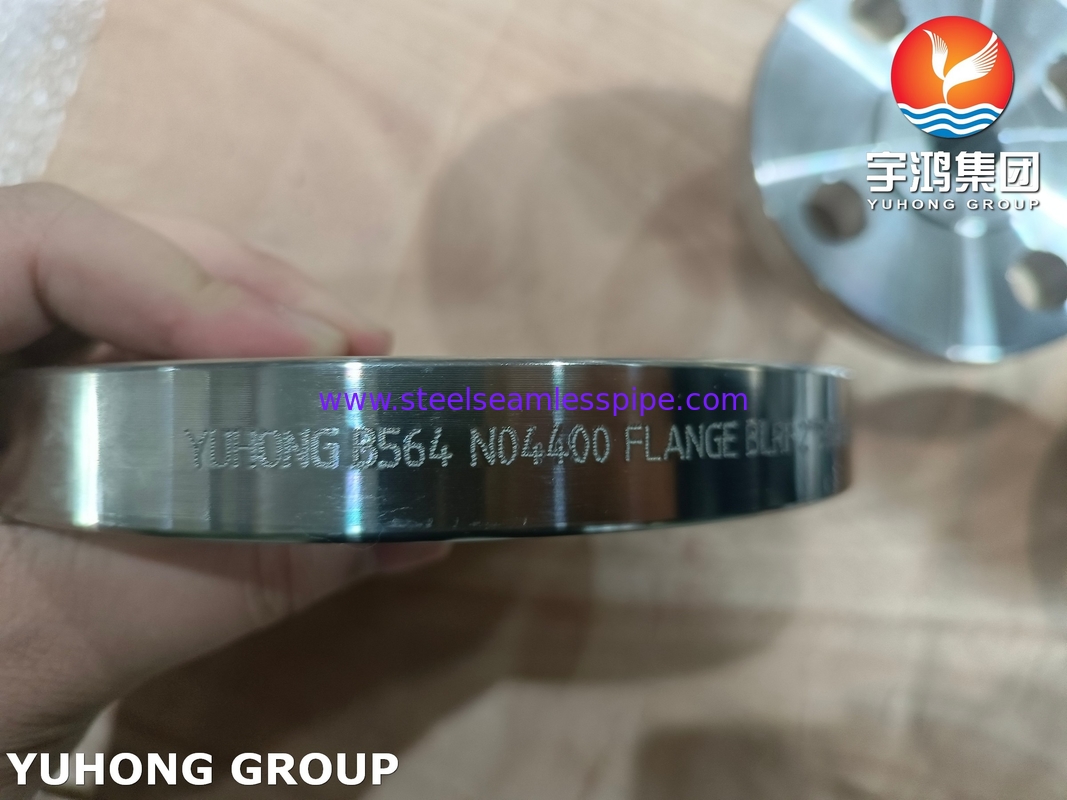 ASTM B564 N04400 Monel 400 alliage de nickel en acier forgé à l'aveugle avec flange de face surélevée B16.5
