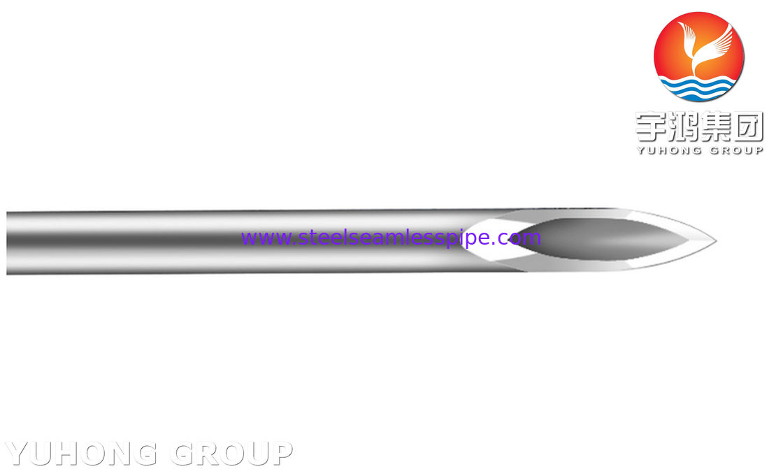 ISO9626 SUS304 Aiguille à insuline, tube à aiguille à cinq bords pour le traitement du diabète