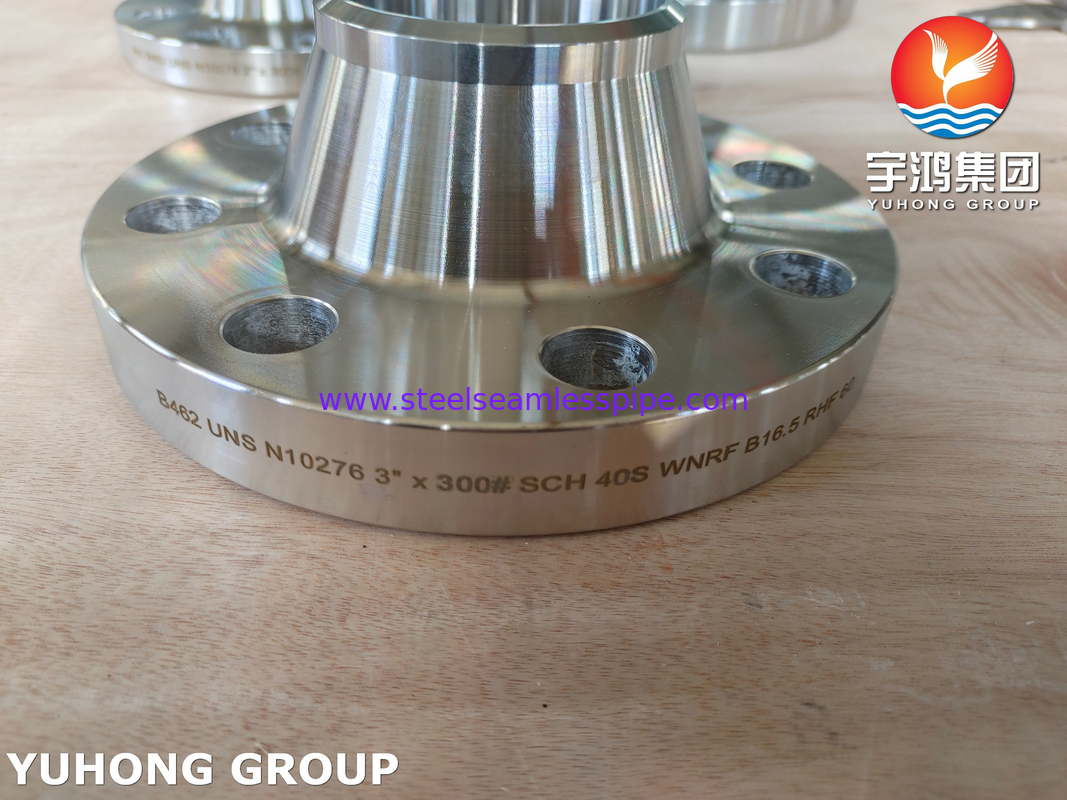 ASTM B564 N10276 Flange forgée en acier allié au nickel B16.5