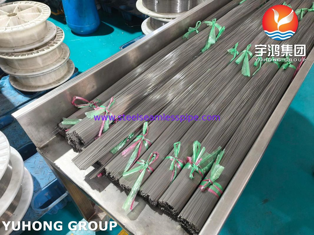 SUS304 Tubes capillaires de haute précision en acier inoxydable pour instruments d'endoscope médical