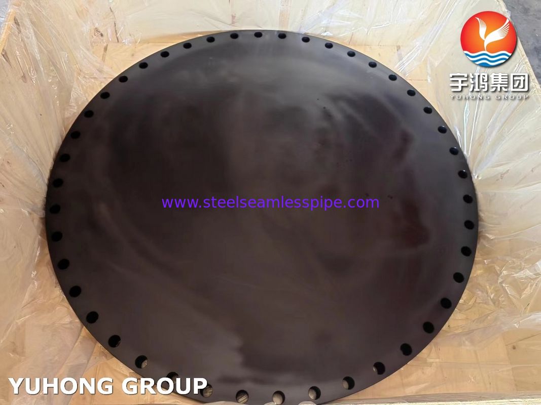 Bride à collerette en acier au carbone ASTM A105 - B16.47 Série B, Classe 300/600, Raccordement de tuyau