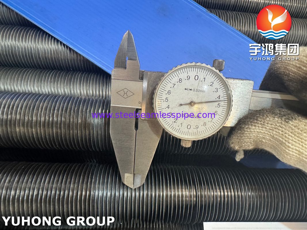 Tube à ailettes de type L enroulé ASME SA179 avec ailettes AL1060 pour échangeurs de chaleur refroidis par air