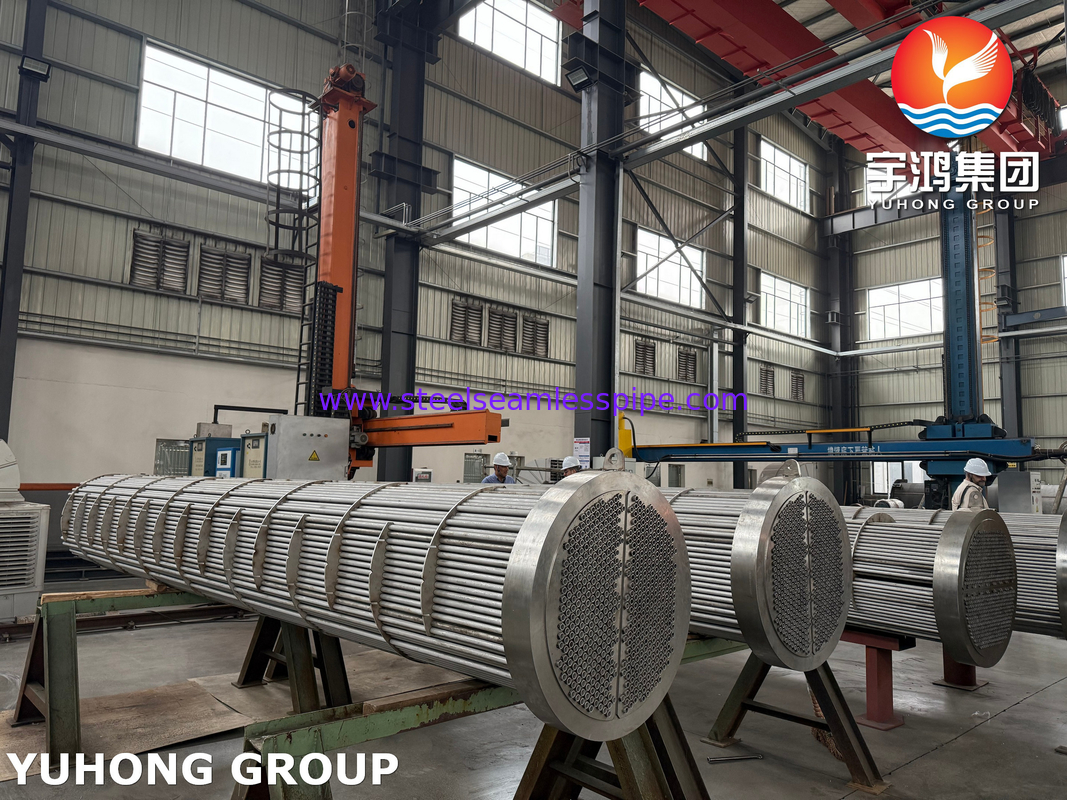 BV inspecté SA182 F11 GR.2 Carcasse de feuille de tube et échangeur de chaleur de tube TEMA type R pour un transfert de chaleur optimal