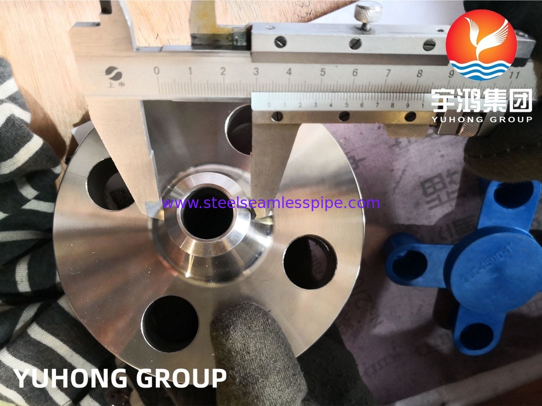 Inconel 600 (alliage 600, N06600) Flange en alliage de nickel, ASTM B564 / ASME SA564, face surélevée à cou de soudure (WNRF)