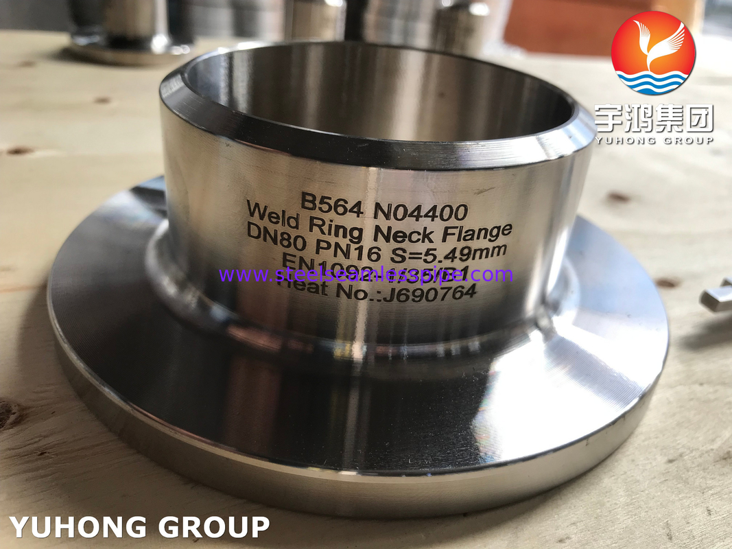 N04400 Flanges WNRF Conformes à la norme ASTM B564 Flanges résistantes à la corrosion de haute performance