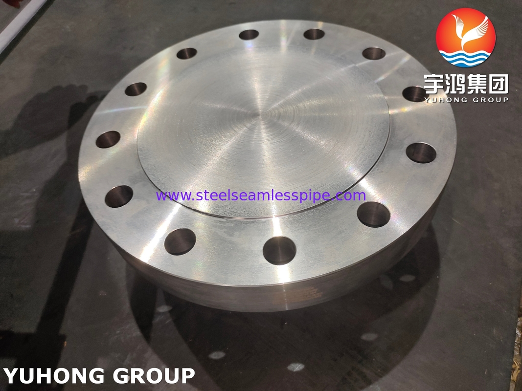 ASME SA350 LF2 Classe 1 Flange de couverture de buse en acier au carbone forgé pour systèmes de tuyauterie
