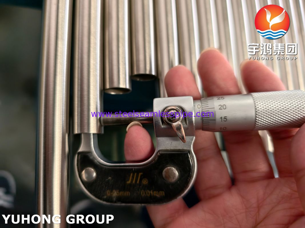 ASME SB163 N08810 Tubes sans soudure en alliage de nickel pour un service à haute température et à haute pression