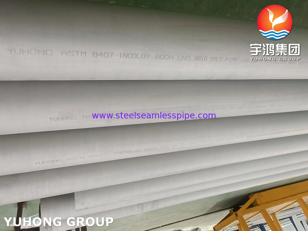 ASTM B407 Incoloy 800H Nickel Alloy Seamless Pipe for High-temperature Service with Creep and Rupture Resistance