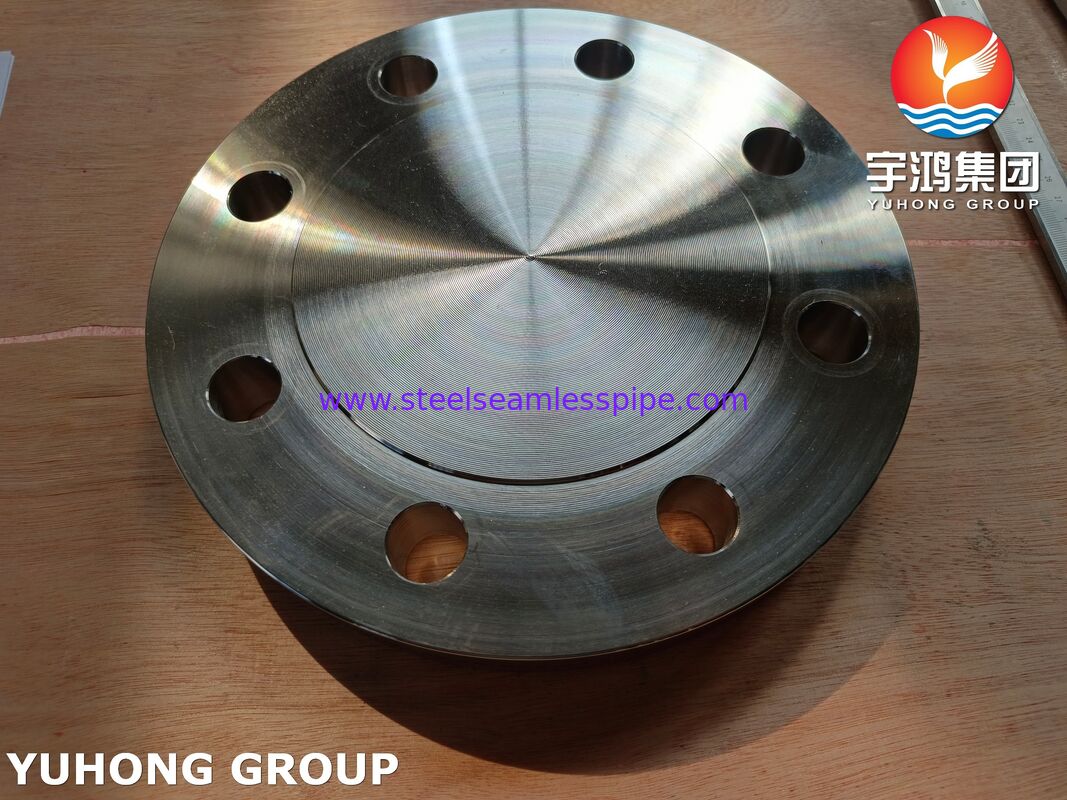 ASTM B462 C276 UNS N10276 Cou de soudure en alliage de nickel ((WN) Flange forgée face soulevée