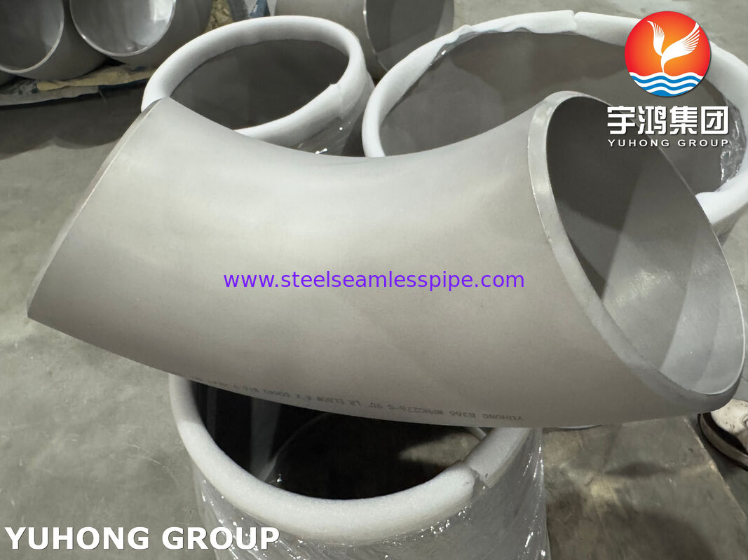 ASTM B366 WPHC276 Armatures de tuyaux à coudée de 90 degrés Hastelloy C276 UNS N10276