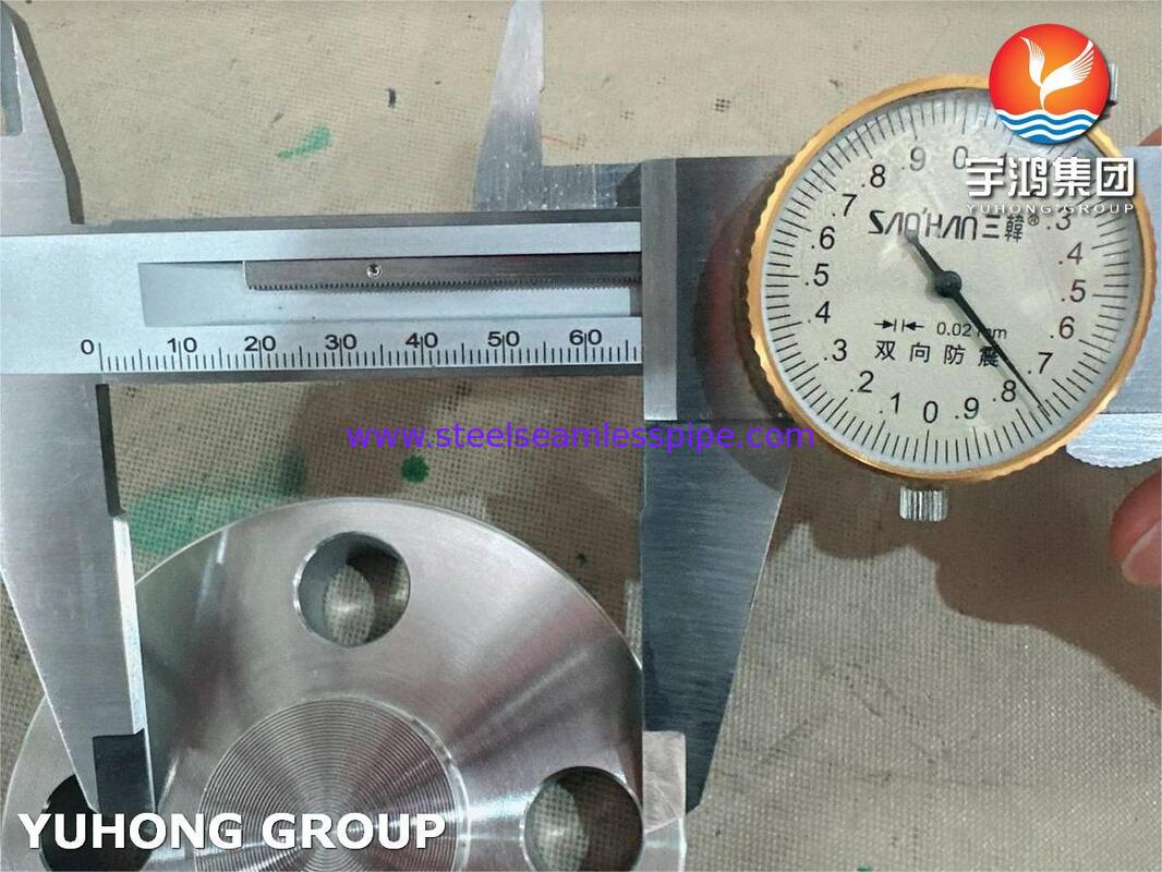 Bride à bride aveugle forgée en acier inoxydable duplex ASTM A182 F53 à face surélevée B16.5