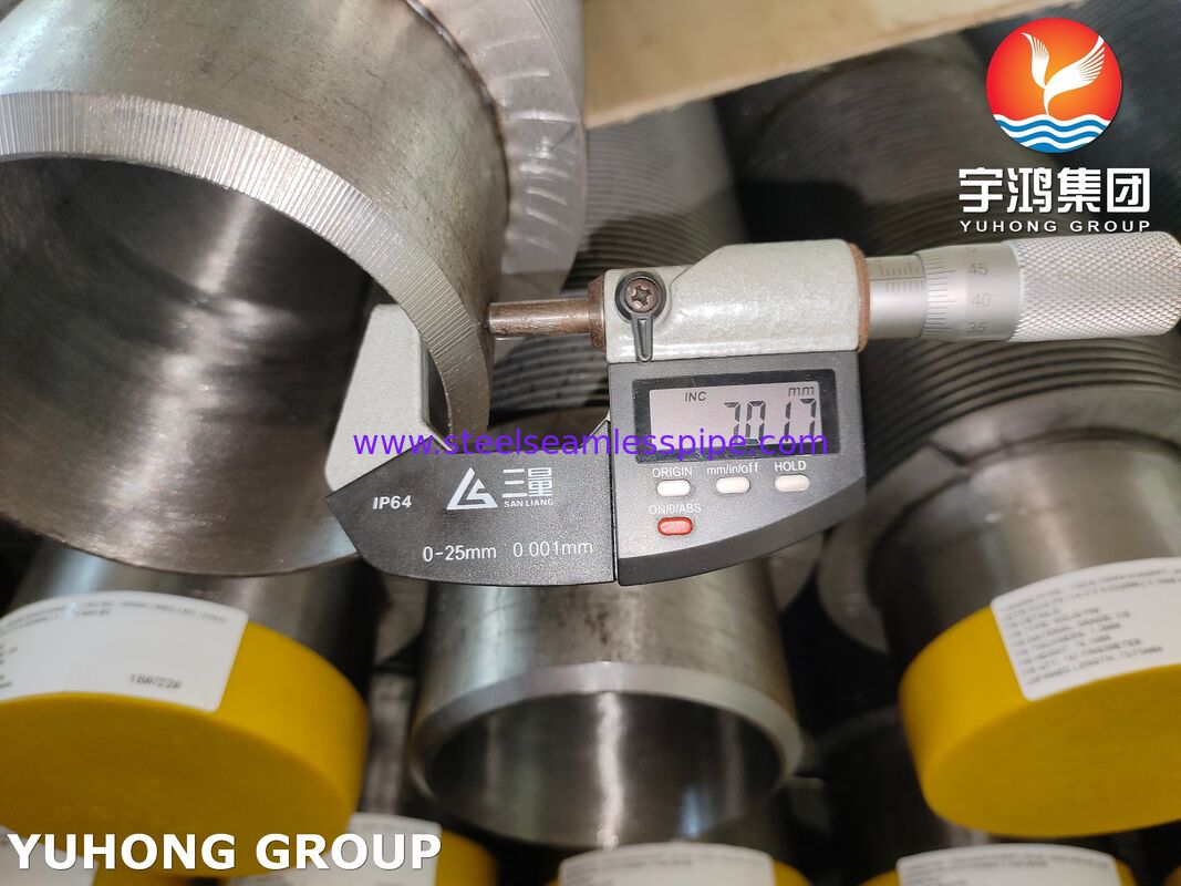 A335 P9 Tubes à aileron HFW pour échangeurs de chaleur à haute température Ailerons en acier au carbone