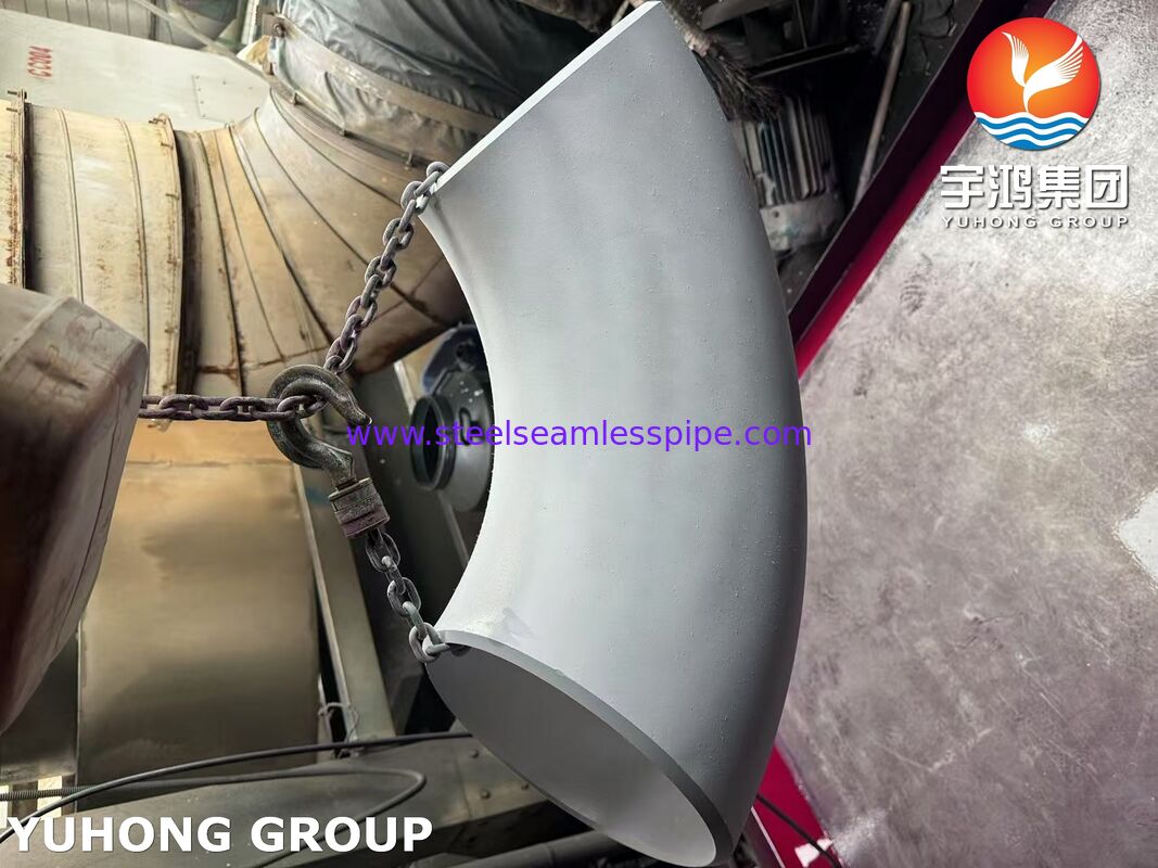 ASTM A403 WP304-S BW Coude, haute résistance à la corrosion en acier inoxydable Coude de soudage à bout pour systèmes de pipelines industriels