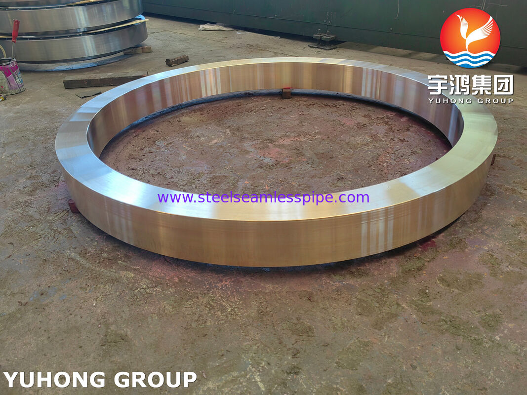 ASTM B171 / ASME SB171 C70600 anneau de cuivre nickel CuNi 90/10 anneau forgé