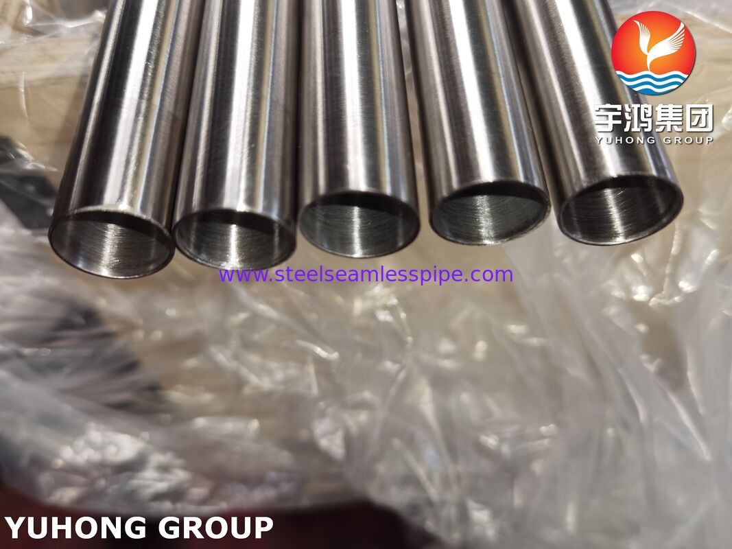 Tube soudé ASTM A249 / ASME SA249 TP316 pour échangeurs de chaleur basse et moyenne pression et systèmes généraux de transport de fluides
