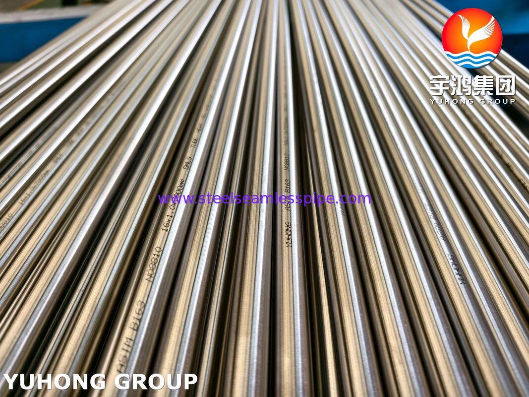 ASTM B163 Incoloy 800H Tubes en alliage de nickel Solution Tubes sans couture recuit pour échangeurs de chaleur