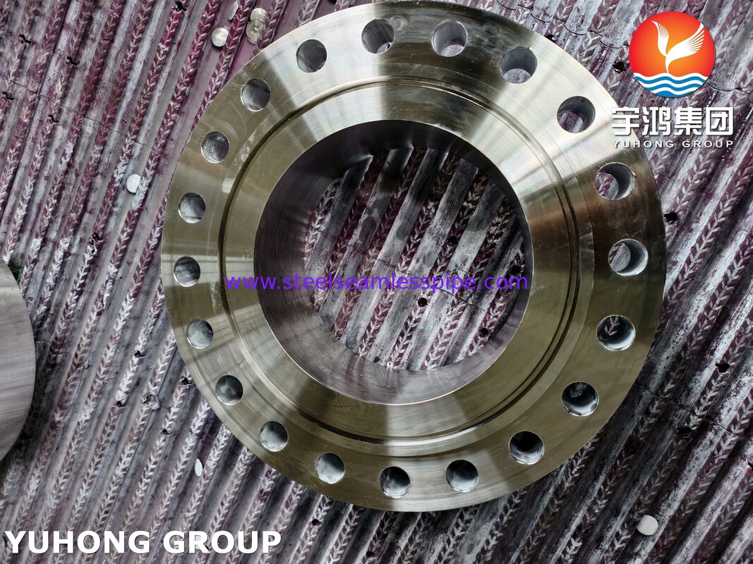 ASTM B564 UNS N04400 Flange à cou de soudure Monel 400 Flange alliage de cuivre nickel WNRTJ Flange