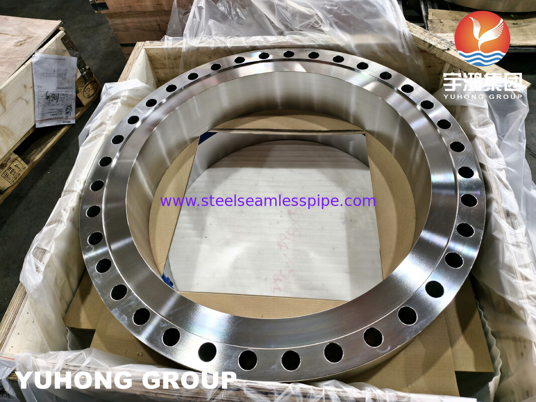 ASTM A182 F316L WNRF Flange en acier inoxydable forgée pour systèmes de tuyauterie corrosifs