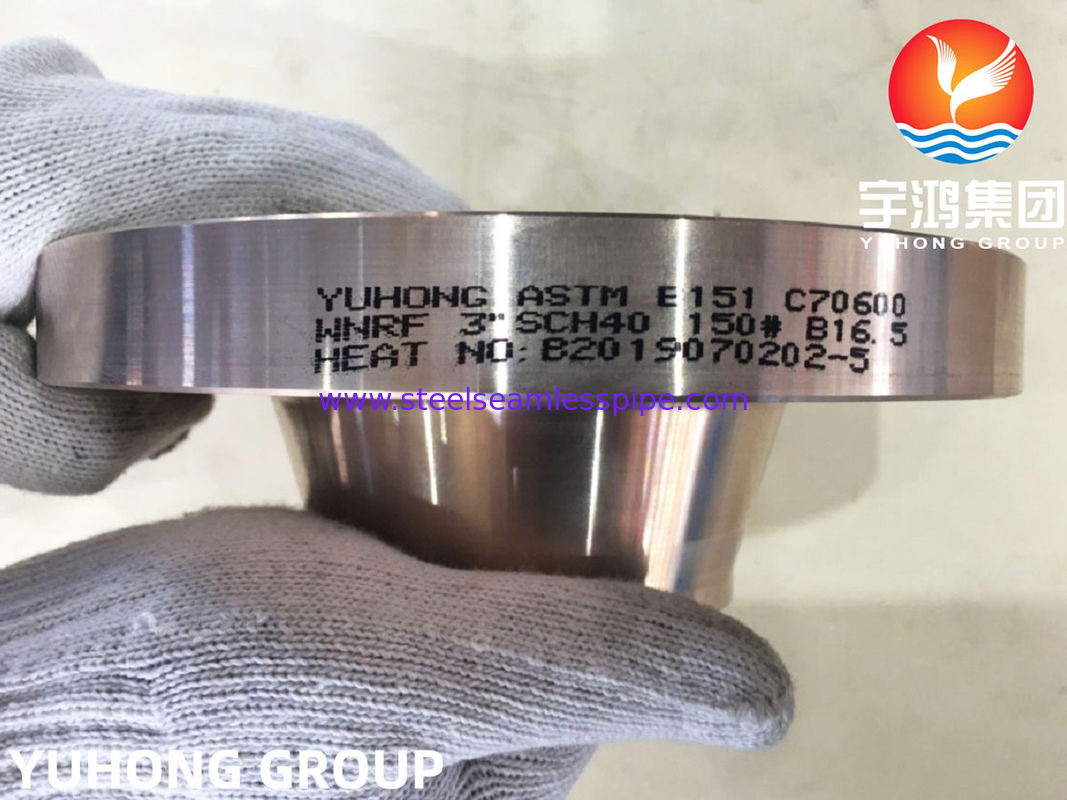 BRIDE DE CUIVRE B151 C70600 DE COU DE SOUDURE DE NICKEL/TYPE DIN 2,0872 RF