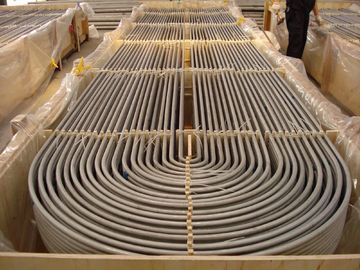Tube d'échangeur de chaleur, tube de coude en U d'acier inoxydable d'ASME SA213/SA213M-2013 TP321/TP321H