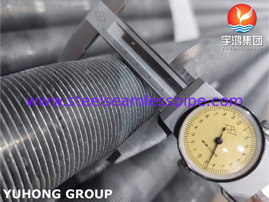ASTM B338 Gr. 2 Tubes à nageoires d' échangeur de chaleur en titane, tubes à nageoires extrudés en spirale