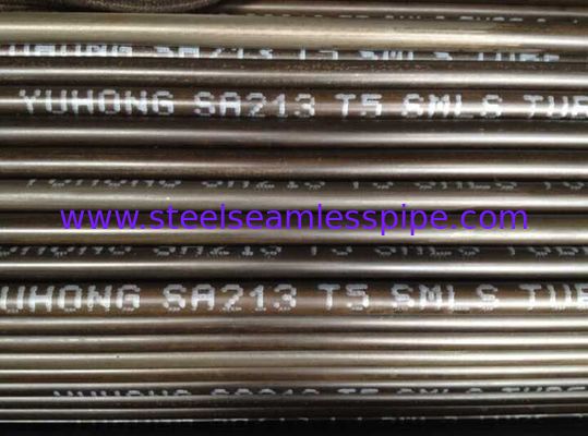 BWG sans couture 20FT du tube 1" 12 d'acier allié d'ASTM A213/ASME SA213 T5, chaudière et application d'échangeur de chaleur