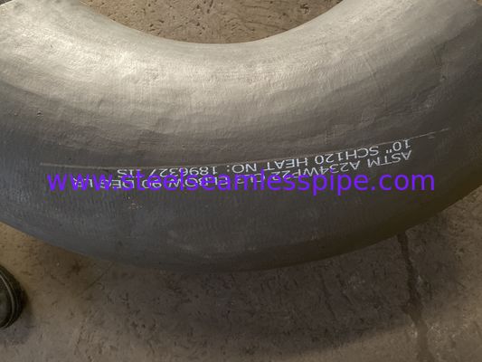 Norme ANSI de retour B16.9 de 180 de courbure de coude garnitures de soudage bout à bout pour le récipient à pression