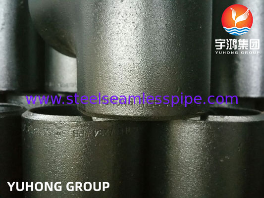 COUDE soudé bout à bout des garnitures 90°LR d'ASTM A234 WPB, PIÈCE EN T, BW B16.9