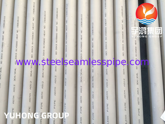 Pipe sans soudure en acier inoxydable pour l'industrie chimique